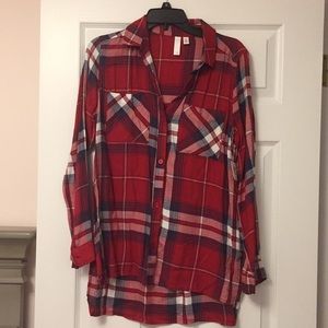 NWT. BP Oversized Flannel. Size XS.